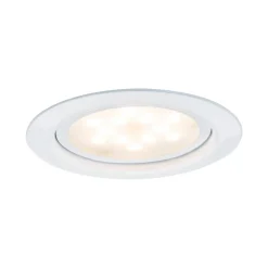 Paulmann Unterschrankleuchte »3x4,5W 12VA 230V/350mA 65mm Metall Eisen gebürstet, 3er Set« 3 Stk. Warmweiß LED Möbel Einbauleuchten Set