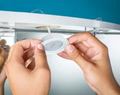 Paulmann Unterschrankleuchte »3x4,5W 12VA 230V/350mA 65mm Metall Eisen gebürstet, 3er Set« 3 Stk. Warmweiß LED Möbel Einbauleuchten Set