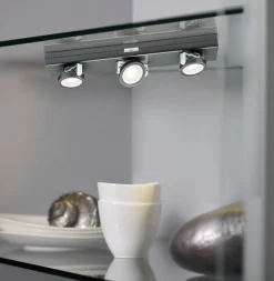 Paulmann Unterschrankleuchte »LED Rotate 3er-Spot dimmbar batteriebetrieben« 1 Stk. Warmweiß LED Rotate 3er-Spot dimmbar batteriebetrieben