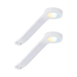 Paulmann Unterschrankleuchte »Clever Connect Mike 2x2,5W DC 2700-6500K 12V Weiß matt/Kunststoff« 2 Stk. Tageslichtweiß Starter-Set