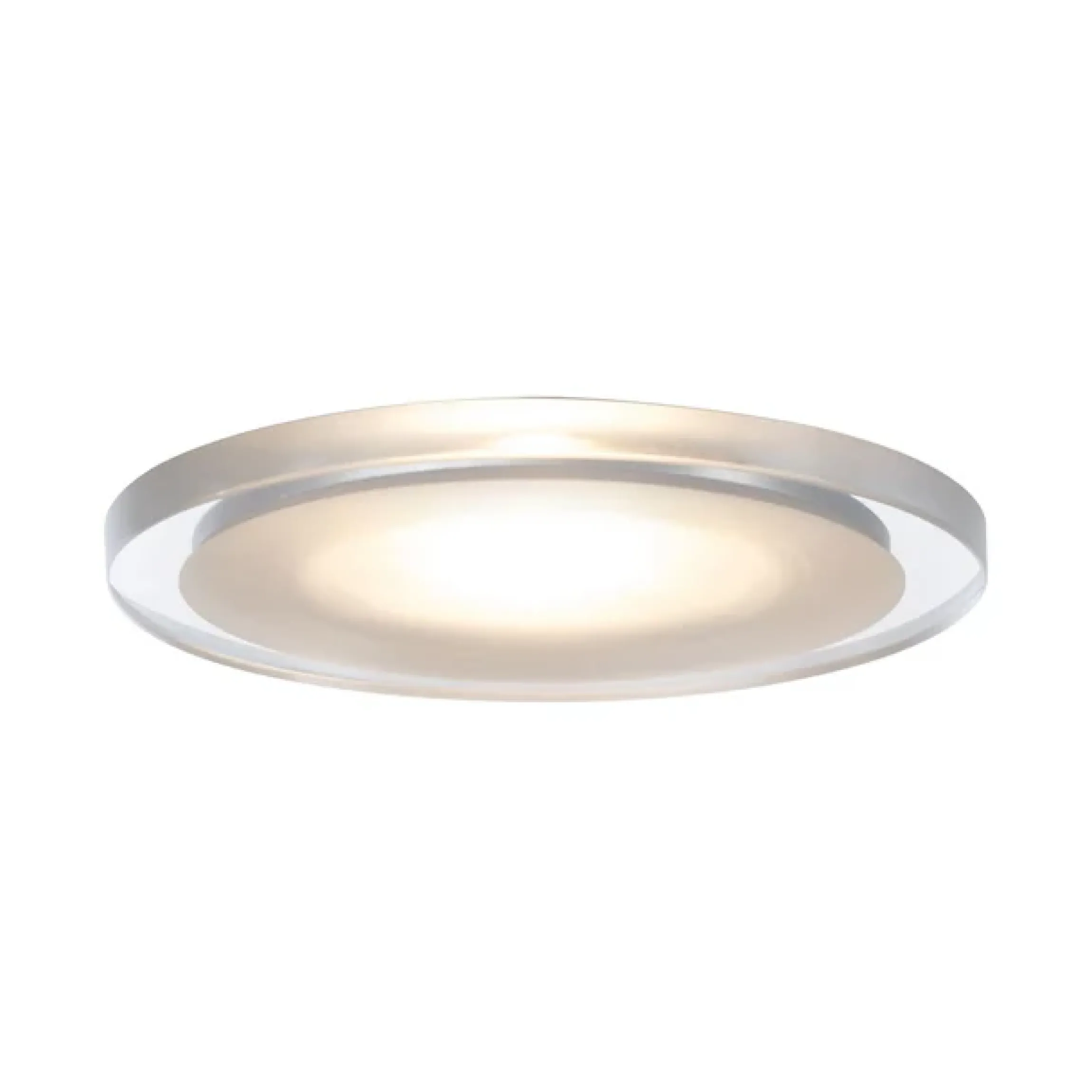 Paulmann Unterschrankleuchte »EBL Set Whirl mini rund LED 3x2,4W 7VA 230V/700mA 65mm Satin/Acryl« 3 Stk. Warmweiß LED Möbel Einbauleuchten Set