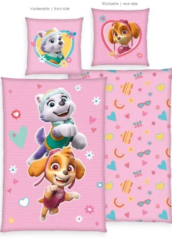 PAW PATROL Bettwäsche »Paw Patrol« 2 Stk. Glow in the Dark