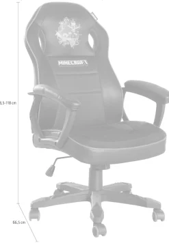 Phoenix Gaming-Stuhl () 1 Stk.rote Absetzungen, Racing Chair