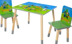 Phoenix Kindersitzgruppe »Minecraft Sitzgruppe« 3 tlg. tlg. Set Tisch mit 2 Stühlen