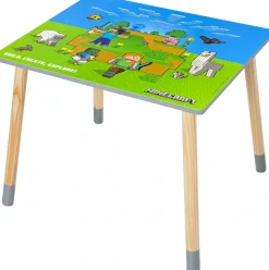 Phoenix Kindersitzgruppe »Minecraft Sitzgruppe« 3 tlg. tlg. Set Tisch mit 2 Stühlen