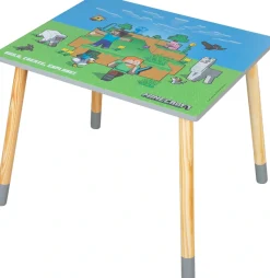 Phoenix Kindersitzgruppe »Minecraft Sitzgruppe« 3 tlg. tlg. Set Tisch mit 2 Stühlen