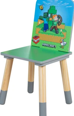 Phoenix Kindersitzgruppe »Minecraft Sitzgruppe« 3 tlg. tlg. Set Tisch mit 2 Stühlen