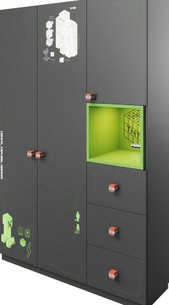 Phoenix Kleiderschrank »Minecraft«