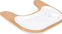Pinolino® Hochstuhltablett »Thilo, klar lackiert« mit herausnehmbarem Tablett