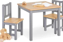 Pinolino® Kindersitzgruppe »Fenna, grau/natur« 3 Stk. tlg.