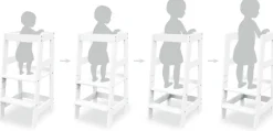 Pinolino® Stehhilfe »Lernturm Fino« () weiß lackiert;Made in Europe