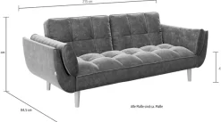 PLAYBOY Schlafsofa »Scarlett« Schlafsofa