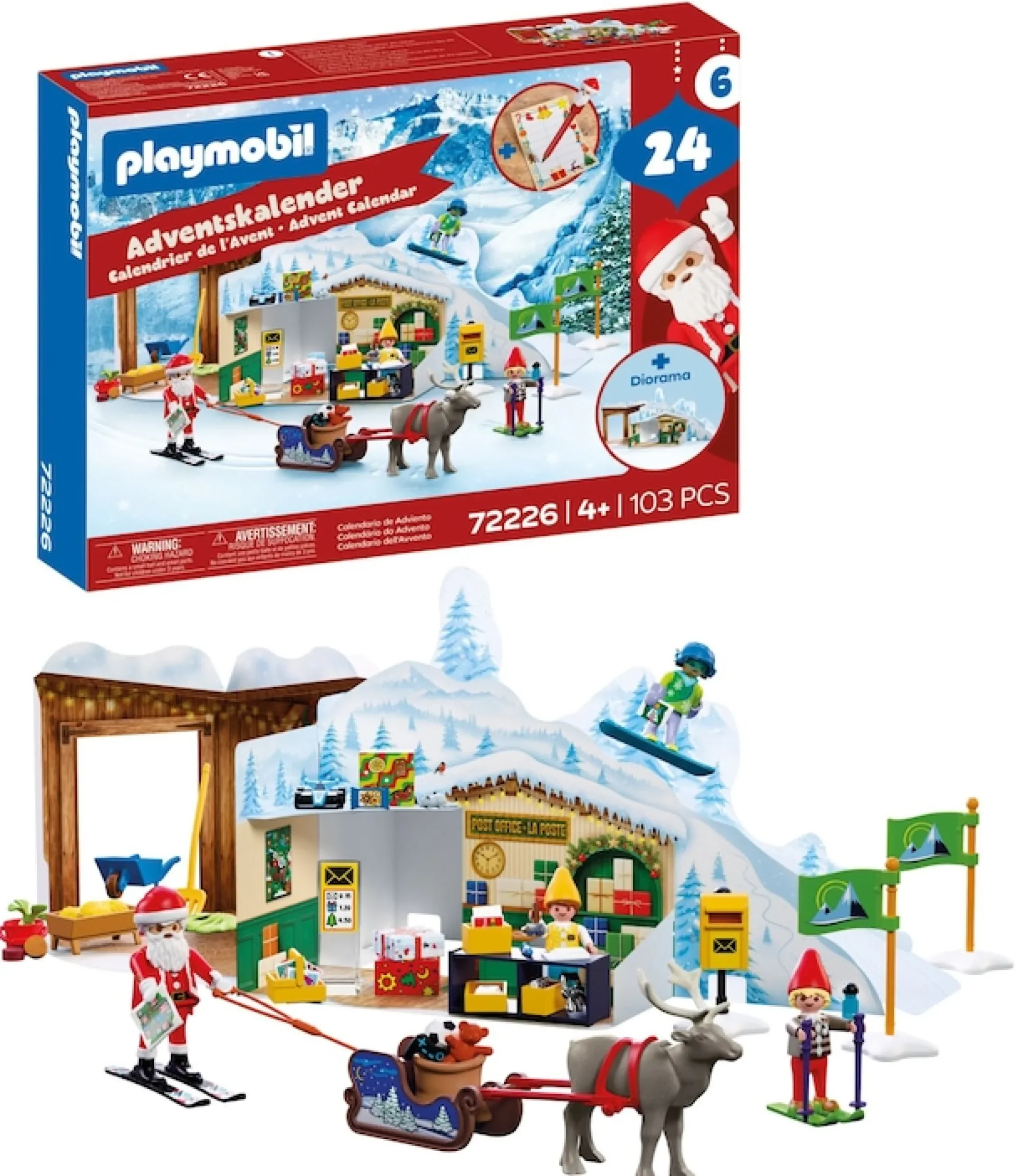 Playmobil® Spielzeug-Adventskalender »Spielbausteine, Am Nordpol (72226), Christmas« ab 4 Jahren Made in Europe
