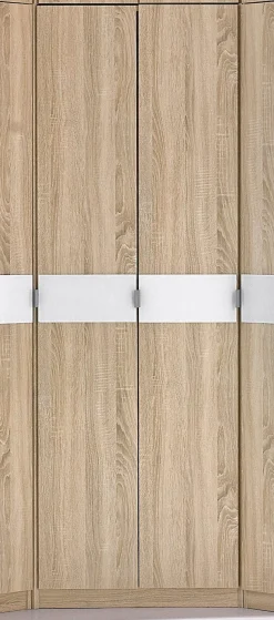 priess Eckkleiderschrank »Kleiderschrank Schrank Garderobe Wäscheschrank Madrid« voll ausgestattet, viel Stauraum, MADE IN GERMANY