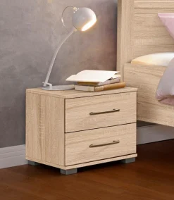 priess Nachtkonsole »Husum Nachtkonsole in premium Qualität Schlafzimmer Schrank« mit 2 Schubkästen Nachtschrank Beistellschrank Nachtschränkchen
