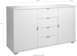 priess Sideboard Breite 123 cm
