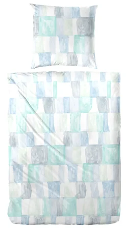 Primera Bettwäsche »Perkal-Bettwäsche Watercolor Check« 2 Stk. mit Karo-Muster