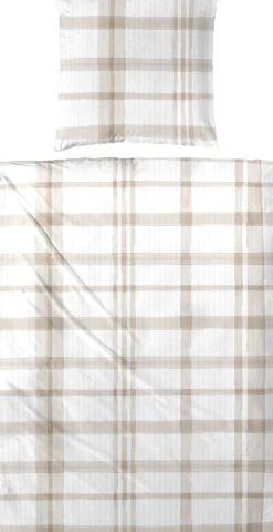 Primera Bettwäsche »Primera Soft-Seersucker-Bettwäsche Casilla« 2 Stk. in einem klassischen Karo-Design
