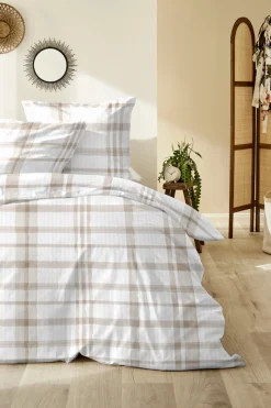 Primera Bettwäsche »Primera Soft-Seersucker-Bettwäsche Casilla« 2 Stk. in einem klassischen Karo-Design