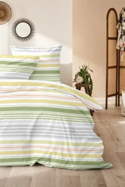 Primera Bettwäsche »Renforce-Bettwäsche Fresh stripe« 2 Stk. mit Streifen