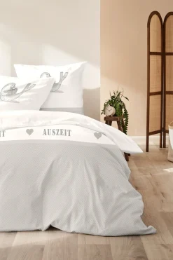 Primera Bettwäsche »Renforce-Bettwäsche Auszeit« 2 Stk. mit relaxender Robbe