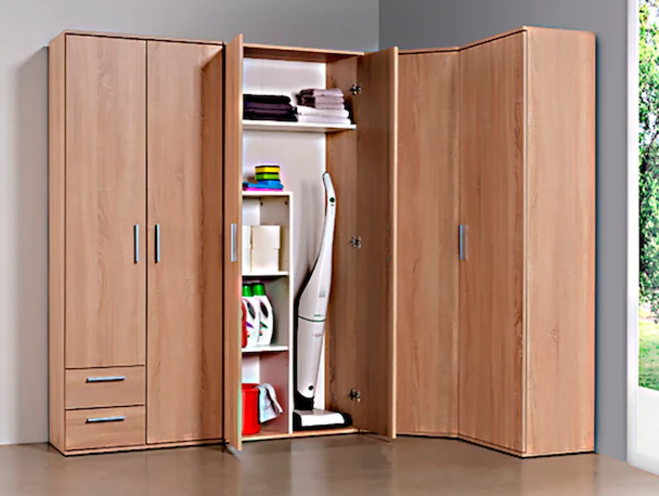 Procontour Mehrzweckschrank »Schrank Clara« Höhe 167cm mit variabel verstellbaren Einlegeböden