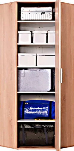 Procontour Mehrzweckschrank »Eckschrank Clara« Höhe 167cm, mit variabel verstellbaren Einlegeböden