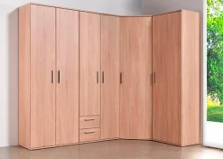 Procontour Mehrzweckschrank »Eckschrank Clara« Höhe 167cm, mit variabel verstellbaren Einlegeböden