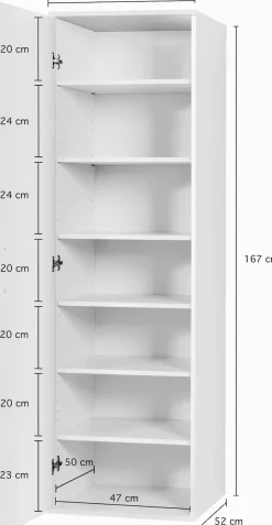 Procontour Mehrzweckschrank »Haushaltsschrank Clara«