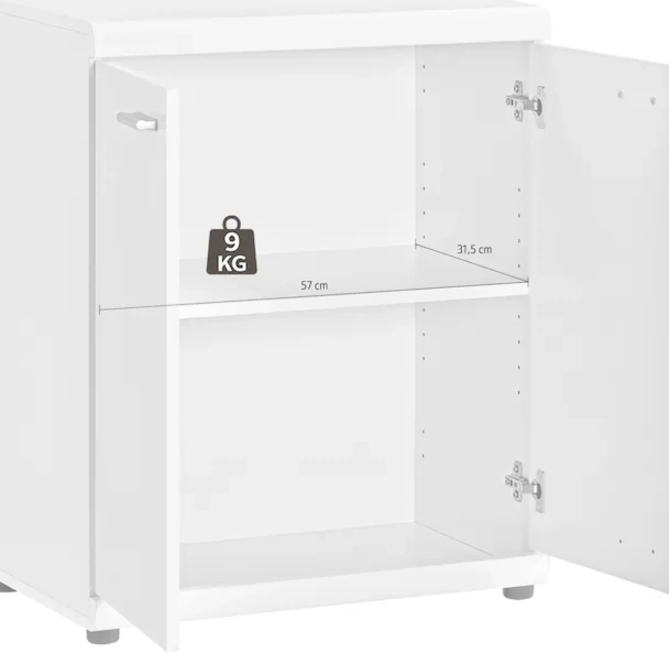 Procontour Sideboard »Sun BESTSELLER!« Höhe 74cm, mit variabel verstellbaren Einlegeböden