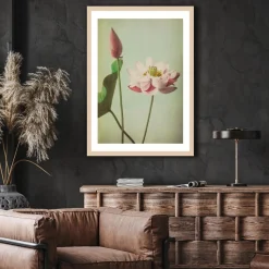 queence Bild mit Rahmen »Gudrun« Blumenbilder | Kunst Premium Rahmenbild