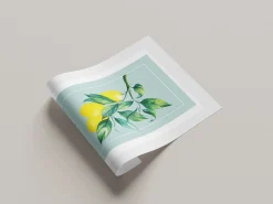 queence Bild mit Rahmen »oder Poster, Lemon - Zitronenzweig« Abstrakt | Figuren | Obst | Obst Bilder | Schriftzug 1 Stk. tlg. HD Premium Druck