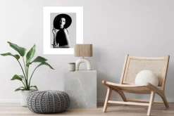 queence Bild mit Rahmen »oder Poster, Evgenia« Bilder von Frauen | Fashion | Foto | Frau | Magazincover | Mode | Portrait | Schwarz-Weiß 1 Stk. tlg. HD Premium Druck