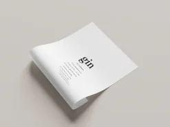 queence Bild mit Rahmen »oder Poster, Gin« Schriftzug | Schwarz-Weiß | Sprüche & Texte 1 Stk. tlg.