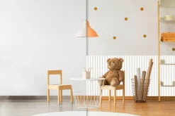 queence Bordüre »Wandbordüre Hellblau und Rot 250x90cm« Nadelstreifen | Streifen | bedruckt | gepunktet | gestreift | mehrfarbig | natürlich | seidenmatt glatt Wandpaneele, selbstklebend, Tapete, Sticker, gestreifte Wandtattoos