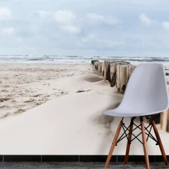 queence Fototapete »Sylt« Meer | Motiv | Strand | bedruckt | realistisch glatt Wandpaneele, selbstklebend, Tapete, Sticker, Wanddeko, XXL-Fotomotiv