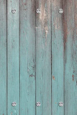 queence Garderobenleiste »Barney« Wand Garderobe, Vintage, Holz Optik, platzsparend