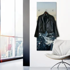 queence Garderobenleiste »Berge« mit 6 Haken, 50 x 120 cm