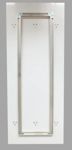 queence Garderobenleiste »Brushed Grey« Wand Garderobe, wischtechnik, Beton Optik, grau, platzsparend, modern
