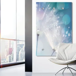 queence Garderobenleiste »Dandelion« Wand Garderobe, Pflanze, Pusteblume, platzsparend