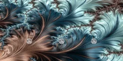 queence Garderobenleiste »Feather« inkl. 3 Edelstahlhaken und Aufhängung
