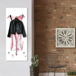 queence Garderobenleiste »High Heel von hinten« mit 6 Haken, 50 x 120 cm