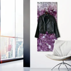queence Garderobenleiste »Kristalle« mit 6 Haken, 50 x 120 cm