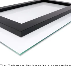 queence Garderobenleiste »Kristalle« mit 6 Haken, 50 x 120 cm