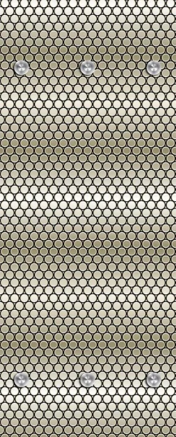 queence Garderobenleiste »Punkte« mit 6 Haken, 50 x 120 cm