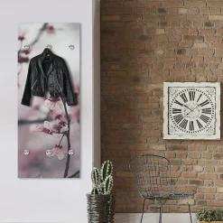 queence Garderobenleiste »Violet« Kirschblüten, Wanddeko, Garderobe
