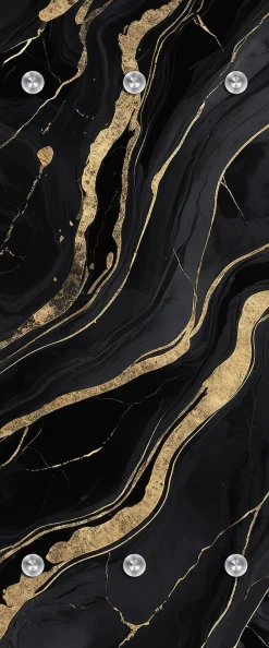 queence Garderobenpaneel »Wandgarderobemit Motiv Marmor Abstrakt inkl. Edelstahlhaken« 1 Stk. tlg. HD Premium Druck auf Acrylglas