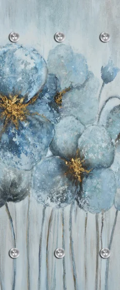 queence Garderobenpaneel »Wandgarderobemit Motiv Mohnblume inkl. Edelstahlhaken« 1 Stk. tlg. HD Premium Druck auf Acrylglas