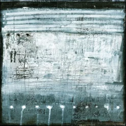 queence Leinwandbild »Abstrakt Türkis« Abstrakt | Abstrakte | Kunst | Modern mit einem Schattenfugenrahmen veredelt