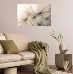 queence Wandsticker »Dandelion« Selbstklebend, kinderleichte Anbringung, Pusteblume, Sticker, beige